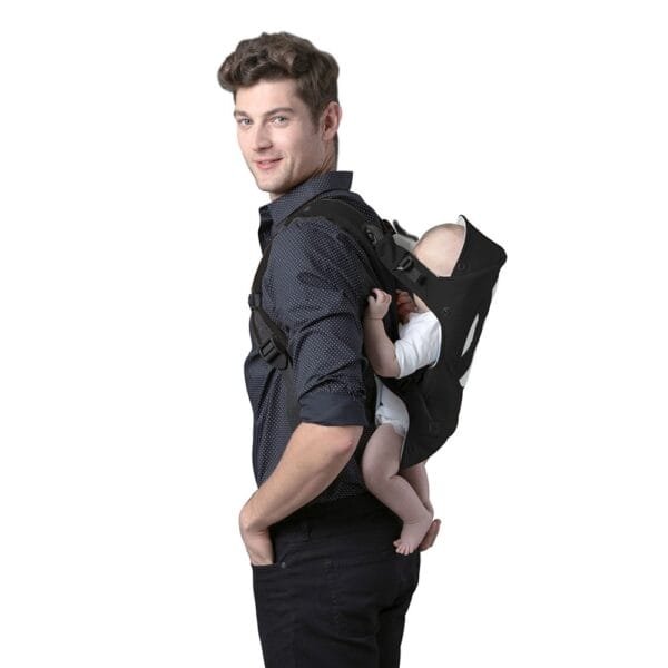 Marsupiu Chipolino Comfy Black Grey - Imagine 5