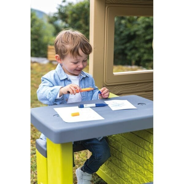 Masa De Picnic Cu Doua Banci Smoby Pentru Casuta Verde - Imagine 6
