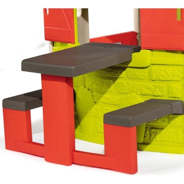 Masa De Picnic Cu Doua Banci Smoby Pentru Casuta Rosu - Imagine 2