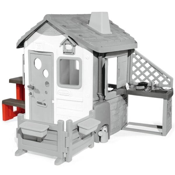 Masa De Picnic Cu Doua Banci Smoby Pentru Casuta Rosu - Imagine 4