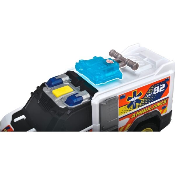Masina De Ambulanta Dickie Toys Medical Responder 30 Cm Cu Lumini Si Sunete - Imagine 3