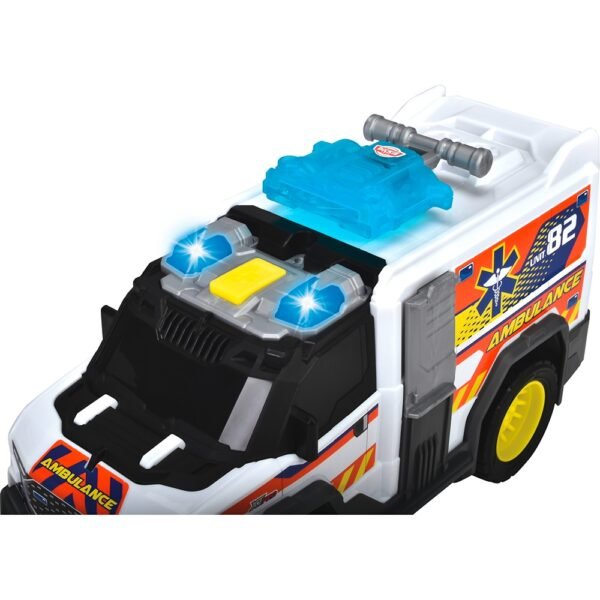 Masina De Ambulanta Dickie Toys Medical Responder 30 Cm Cu Lumini Si Sunete - Imagine 4