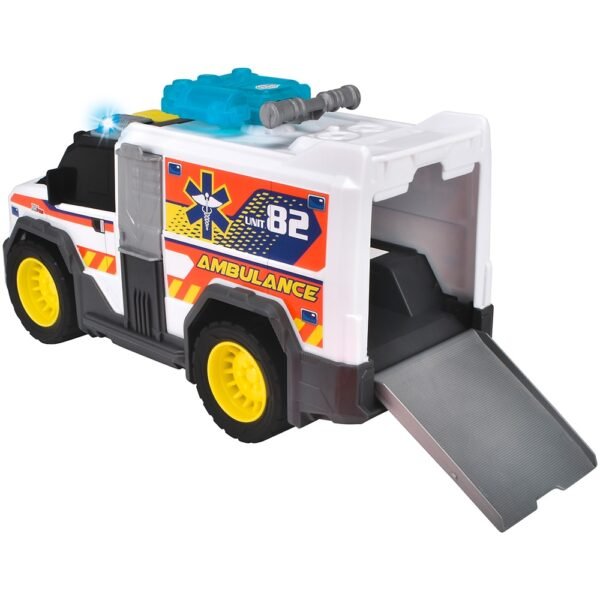 Masina De Ambulanta Dickie Toys Medical Responder 30 Cm Cu Lumini Si Sunete - Imagine 7
