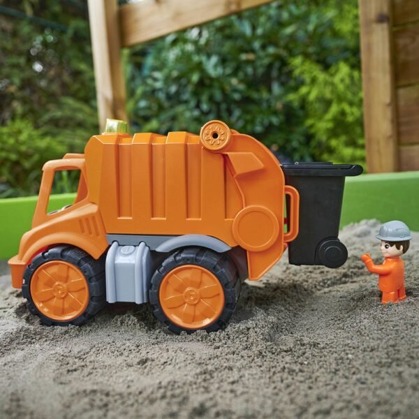 Masina De Gunoi Big Power Worker Garbage Truck Cu Figurina - Imagine 2