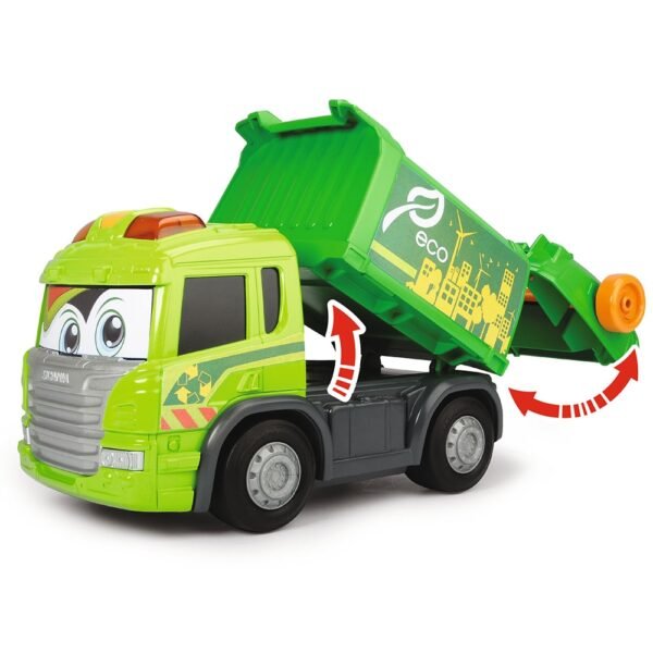 Masina De Gunoi Dickie Toys Happy Scania Truck - Imagine 7