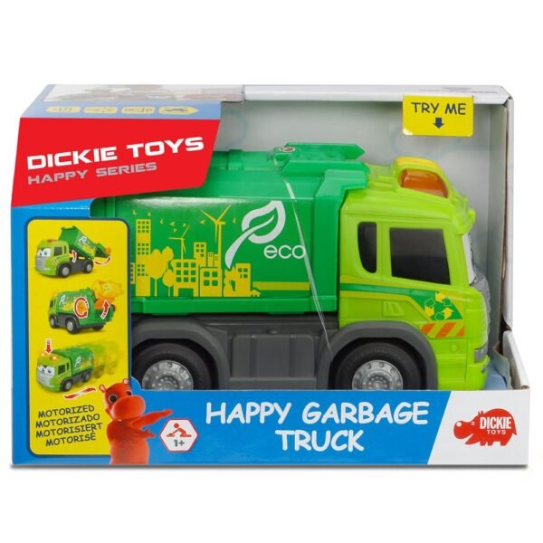 Masina De Gunoi Dickie Toys Happy Scania Truck - Imagine 9