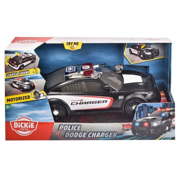 Masina De Politie Dickie Toys Dodge Charger - Imagine 2