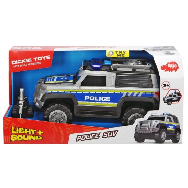 Masina De Politie Dickie Toys Police Suv Cu Accesorii - Imagine 6