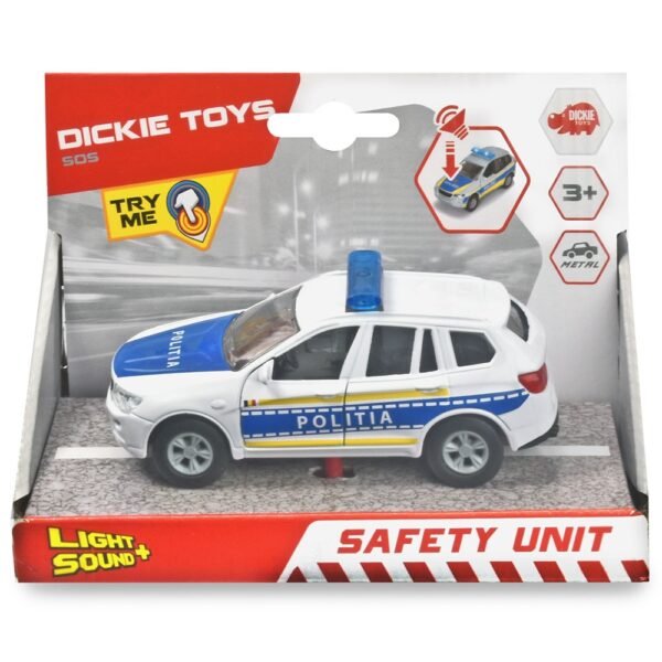 Masina De Politie Dickie Toys Safety Unit - Imagine 6