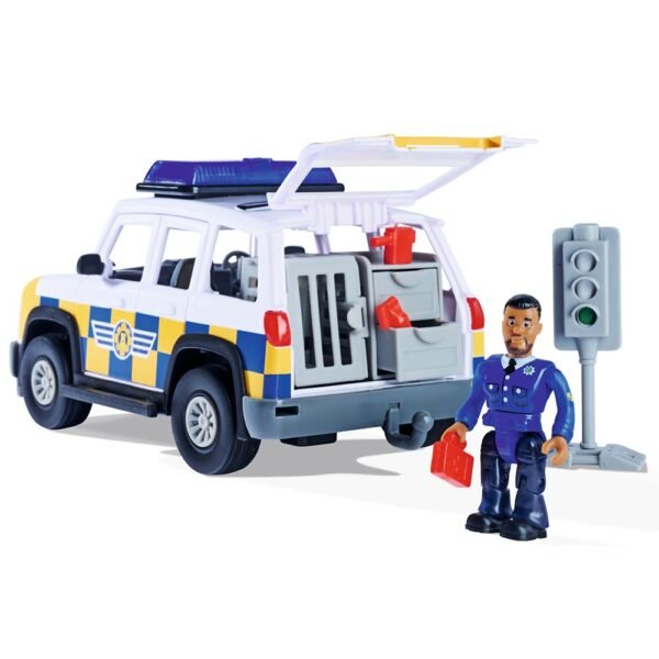 Masina De Politie Simba Fireman Sam Police Car Cu Figurina Malcolm Si Accesorii - Imagine 3