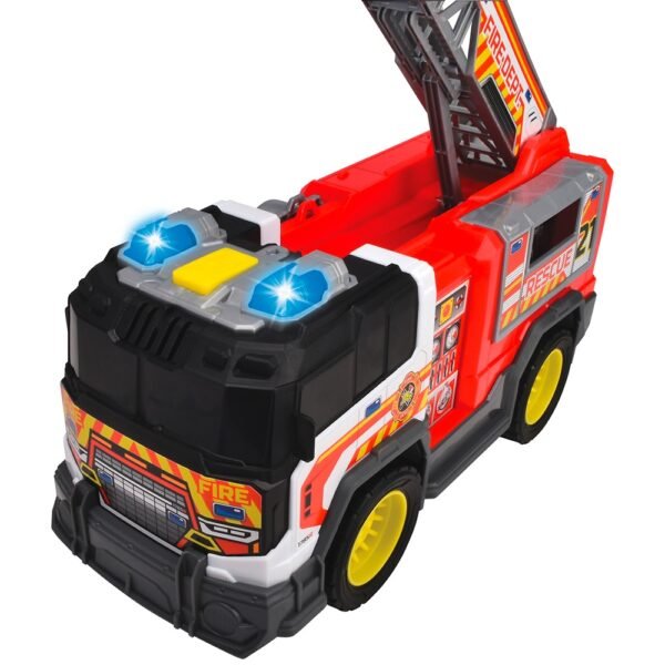 Masina De Pompieri Dickie Toys Fire Rescue Unit 30 Cm Cu Lumini Si Sunete - Imagine 7