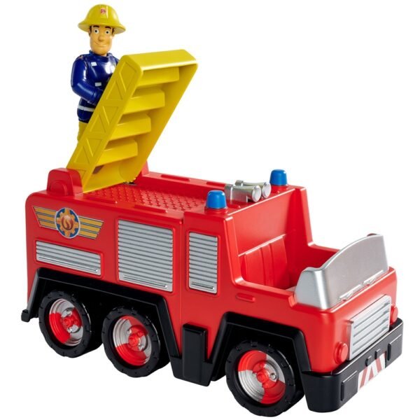 Masina De Pompieri Simba Fireman Sam Jupiter Cu Figurina Sam - Imagine 2