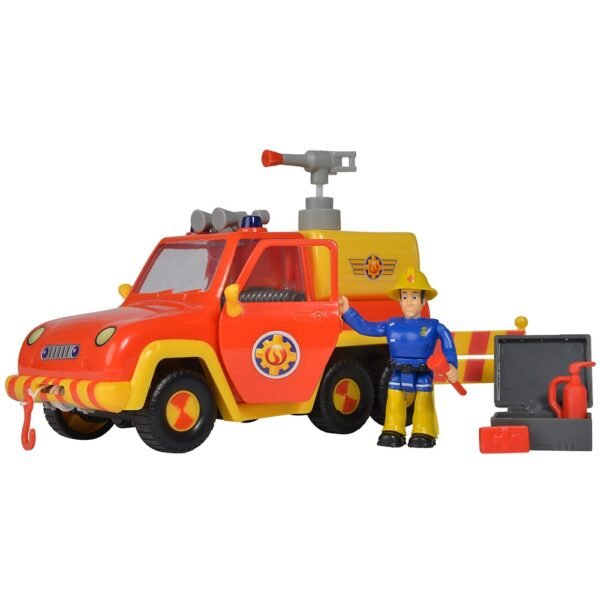 Masina De Pompieri Simba Fireman Sam Venus Cu Figurina Si Accesorii