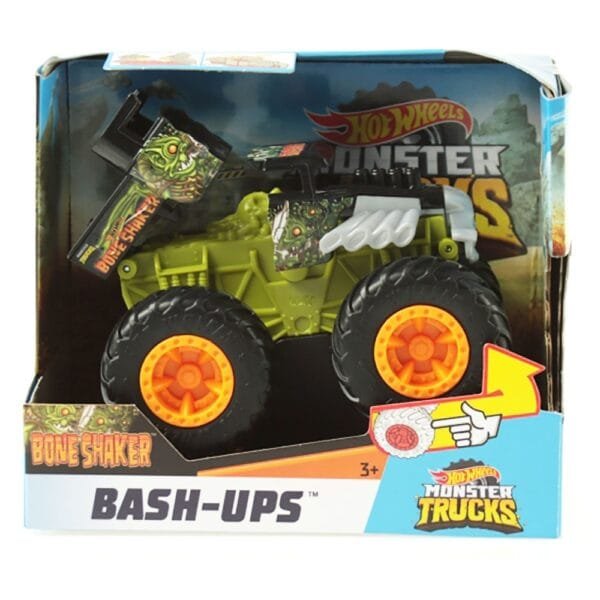 Masina Hot Wheels By Mattel Monster Trucks Bone Shaker - Imagine 6