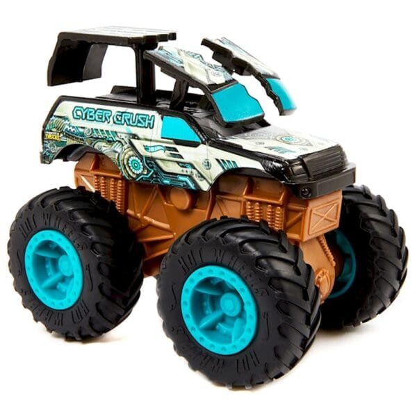Masina Hot Wheels By Mattel Monster Trucks Cyber Crush - Imagine 3