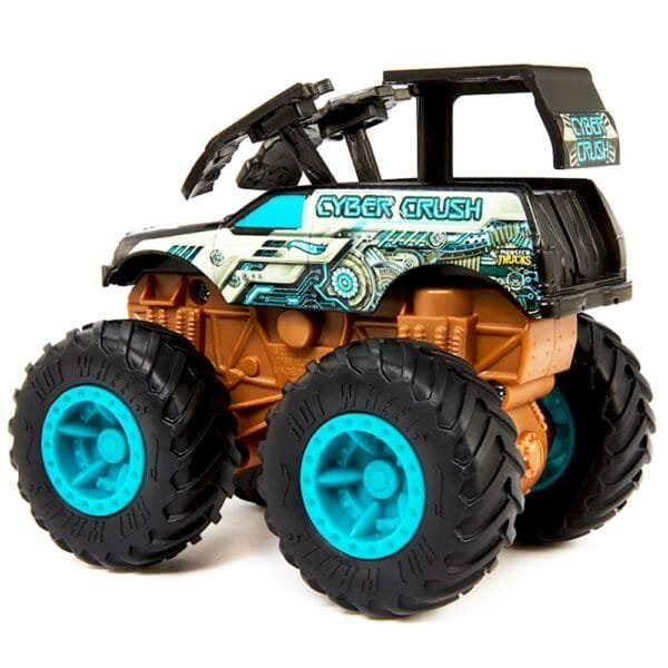 Masina Hot Wheels By Mattel Monster Trucks Cyber Crush - Imagine 4
