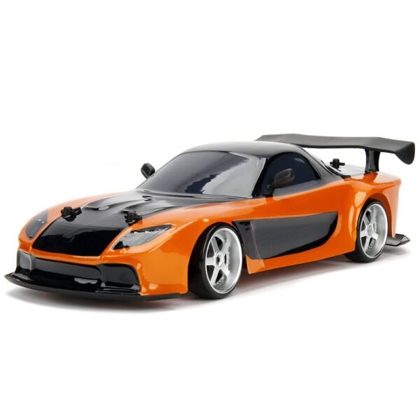 Masina Jada Toys Fast And Furious Mazda Rx-7 Drift Cu Anvelope Si Telecomanda - Imagine 2