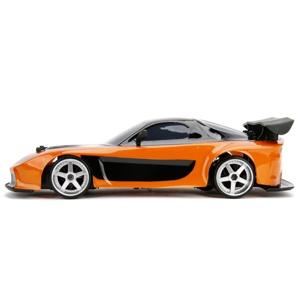 Masina Jada Toys Fast And Furious Mazda Rx-7 Drift Cu Anvelope Si Telecomanda - Imagine 4