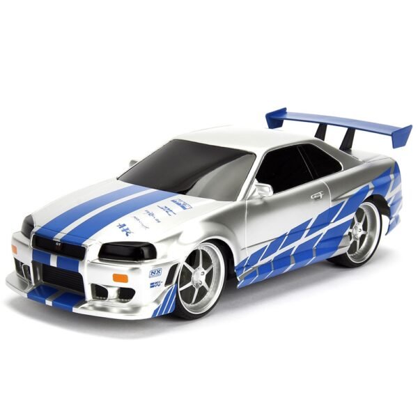 Masina Jada Toys Fast And Furious Nissan Skyline Gtr Cu Telecomanda - Imagine 3