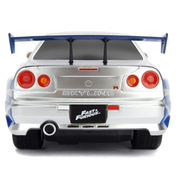 Masina Jada Toys Fast And Furious Nissan Skyline Gtr Cu Telecomanda - Imagine 5