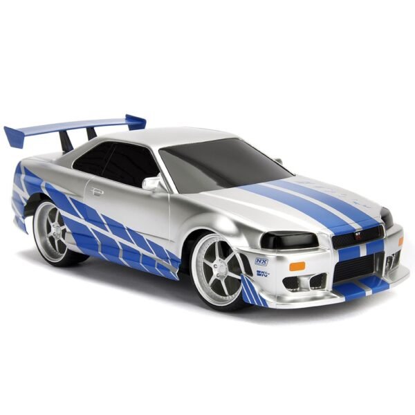 Masina Jada Toys Fast And Furious Nissan Skyline Gtr Cu Telecomanda - Imagine 7