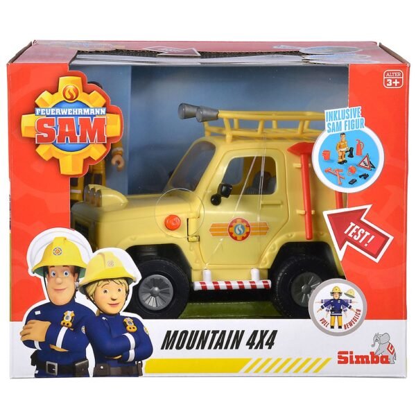 Masina Simba Fireman Sam Mountain 4X4 Cu Figurina - Imagine 11