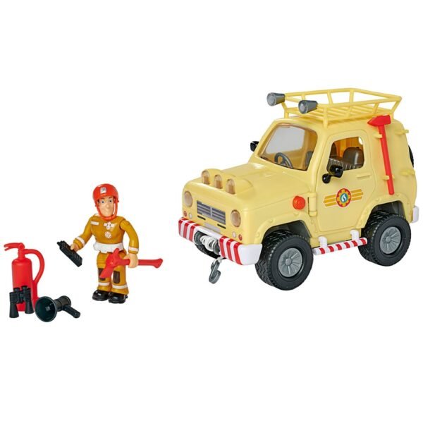 Masina Simba Fireman Sam Mountain 4X4 Cu Figurina - Imagine 2