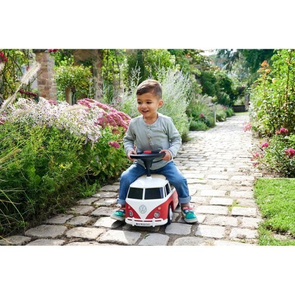 Masinuta De Impins Big Baby Vw T1 Red - Imagine 11