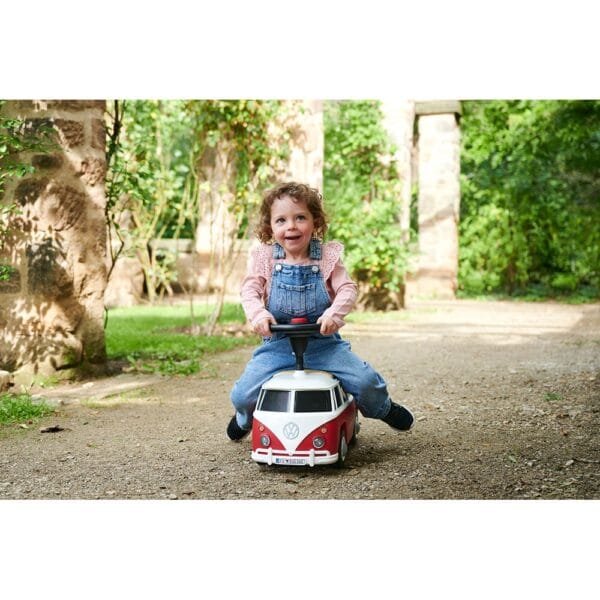 Masinuta De Impins Big Baby Vw T1 Red - Imagine 13