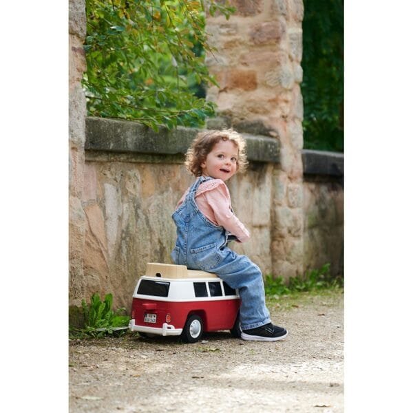 Masinuta De Impins Big Baby Vw T1 Red - Imagine 15