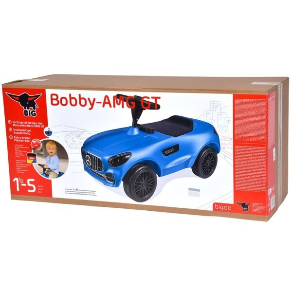 Masinuta De Impins Big Bobby Mercedes Benz Amg Gt Blue - Imagine 5