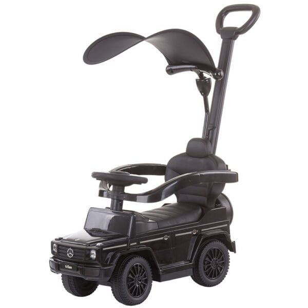 Masinuta De Impins Chipolino Mercedes G350 Black Cu Maner Si Copertina