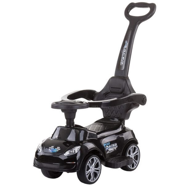 Masinuta De Impins Chipolino Turbo Black Cu Maner
