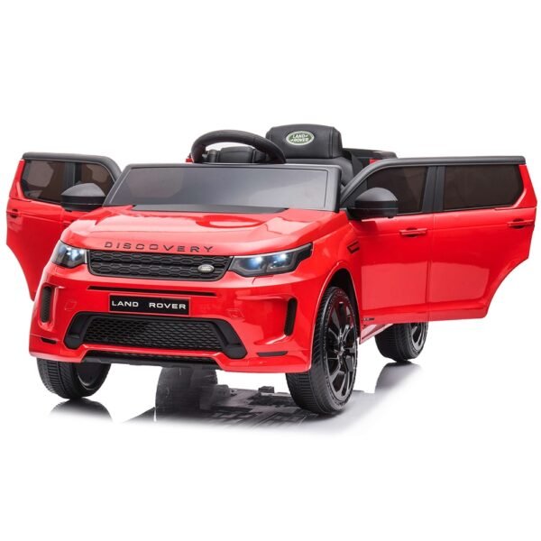 Masinuta Electrica Chipolino Suv Land Rover Discovery Cu Scaun Din Piele Si Roti Eva Red - Imagine 12