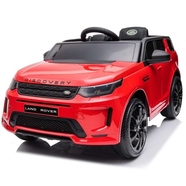 Masinuta Electrica Chipolino Suv Land Rover Discovery Cu Scaun Din Piele Si Roti Eva Red - Imagine 15