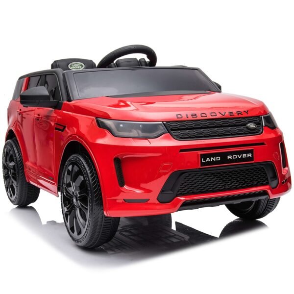 Masinuta Electrica Chipolino Suv Land Rover Discovery Cu Scaun Din Piele Si Roti Eva Red - Imagine 18