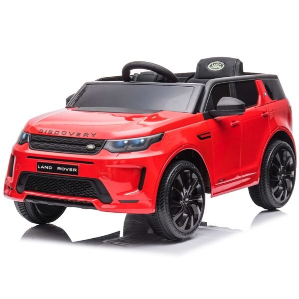 Masinuta Electrica Chipolino Suv Land Rover Discovery Cu Scaun Din Piele Si Roti Eva Red - Imagine 3