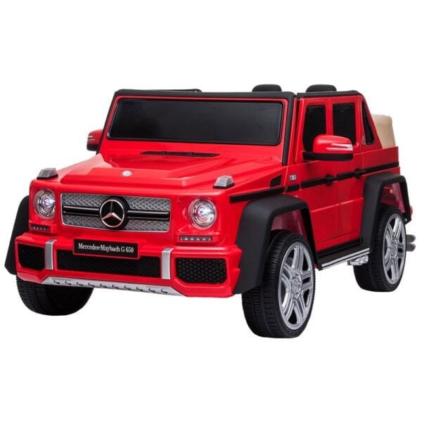 Masinuta Electrica Chipolino Suv Mercedes Maybach G650 Red Cu Scaun Din Piele Si Roti Eva