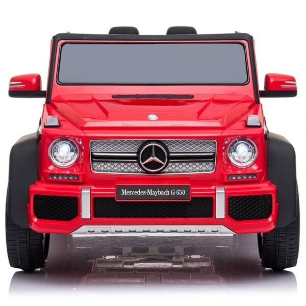 Masinuta Electrica Chipolino Suv Mercedes Maybach G650 Red Cu Scaun Din Piele Si Roti Eva - Imagine 2