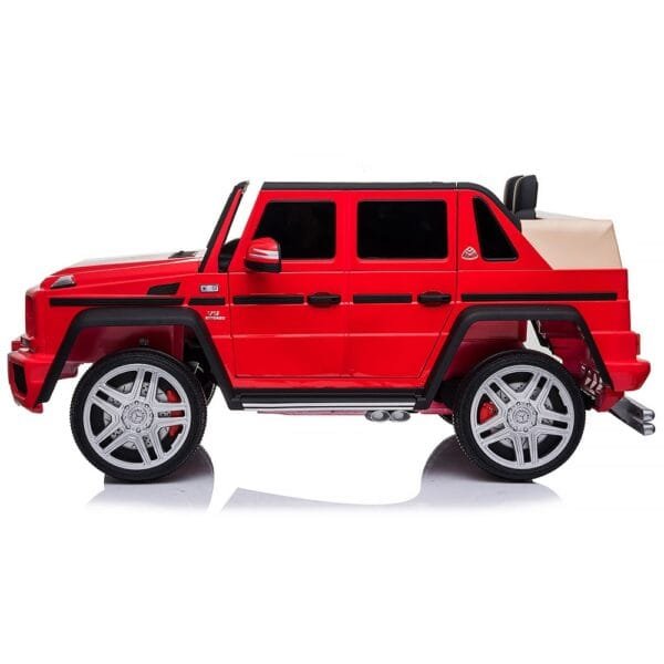 Masinuta Electrica Chipolino Suv Mercedes Maybach G650 Red Cu Scaun Din Piele Si Roti Eva - Imagine 3
