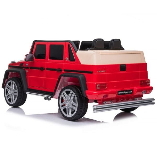 Masinuta Electrica Chipolino Suv Mercedes Maybach G650 Red Cu Scaun Din Piele Si Roti Eva - Imagine 4