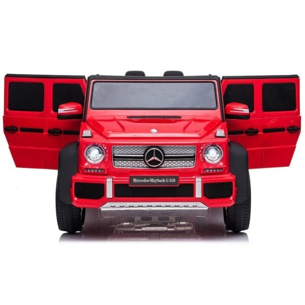 Masinuta Electrica Chipolino Suv Mercedes Maybach G650 Red Cu Scaun Din Piele Si Roti Eva - Imagine 6