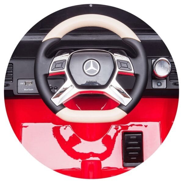 Masinuta Electrica Chipolino Suv Mercedes Maybach G650 Red Cu Scaun Din Piele Si Roti Eva - Imagine 8