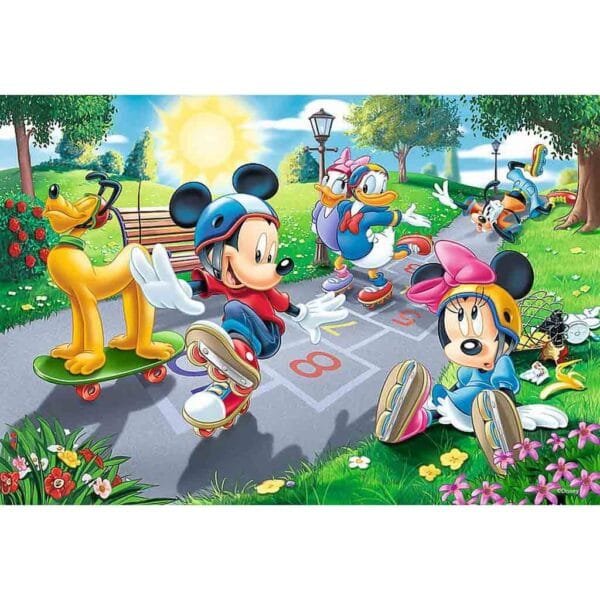 Puzzle Trefl Disney Mickey Mouse, Joaca Pe Role 100 Piese - Imagine 3