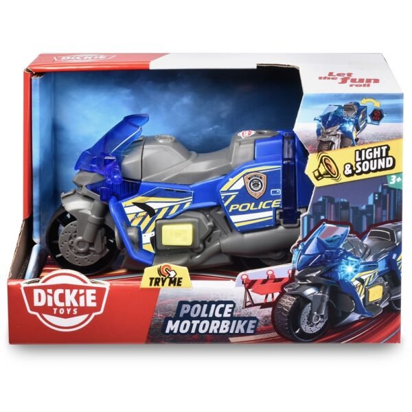 Motocicleta De Politie Dickie Toys Police Motorbike - Imagine 2