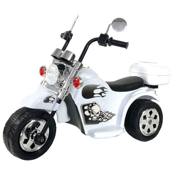 Motocicleta Electrica Chipolino Chopper White