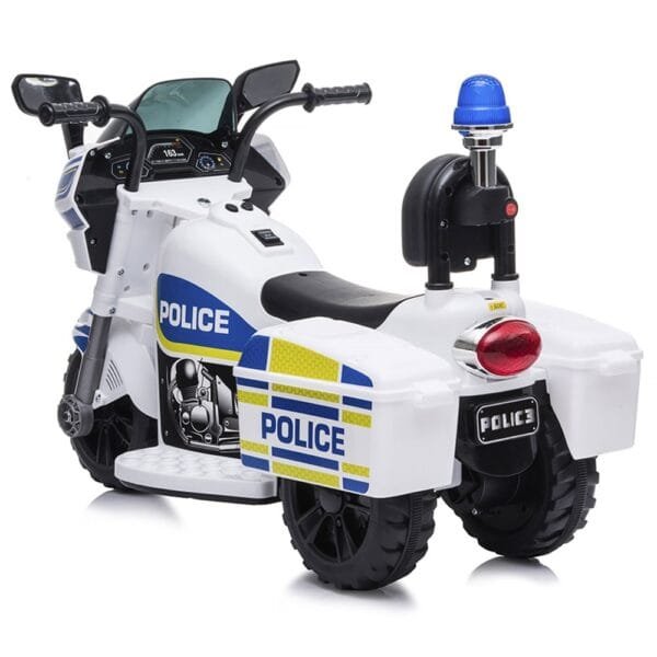 Motocicleta Electrica Chipolino Police White - Imagine 2