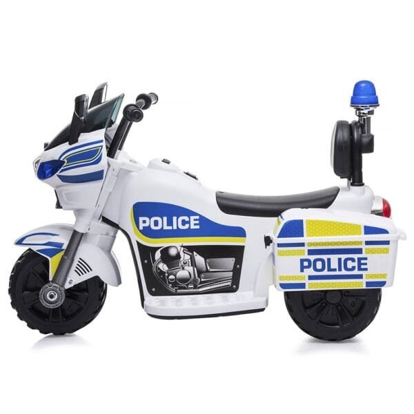 Motocicleta Electrica Chipolino Police White - Imagine 5