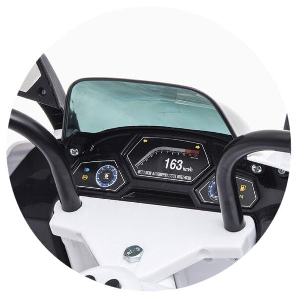 Motocicleta Electrica Chipolino Police White - Imagine 7