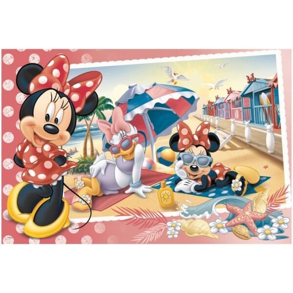 Puzzle Trefl Maxi Disney Minnie Mouse, Concediul Lui Minnie 24 Piese - Imagine 3